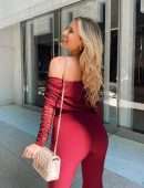 Jilissa Ann Zoltko Booty in Red Pants