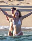 Josie Canseco Booty on the Beach with Friends in Cabo San Lucas