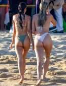 Josie Canseco Booty on the Beach with Friends in Cabo San Lucas