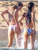 Josie Canseco Booty on the Beach with Friends in Cabo San Lucas