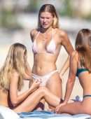 Josie Canseco Booty on the Beach with Friends in Cabo San Lucas