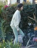 Kaia Gerber Booty in Tights, Out and About in Los Angeles