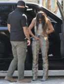 Khloe Kardashian and Kim Kardashian Visiting a Friend in Malibu