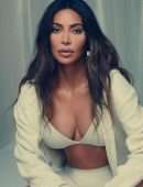 Kim Kardashian Cleavage in WestShapewear SKIMS on SSENSE Photoshoot