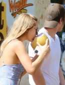 Kimberley Garner Leggy, Out in Holetown, Barbados