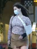 Lana Del Rey Leggy Outside Il Tramezzino in Studio City