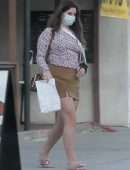 Lana Del Rey Leggy Outside Il Tramezzino in Studio City