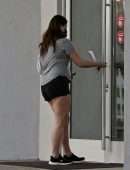 Lana Del Rey Leggy Outside Hugo's Tacos in Los Angeles