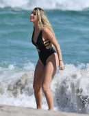 Lele Pons in Swimsuit at a Beach in Miami