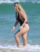 Lele Pons in Swimsuit at a Beach in Miami