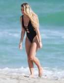 Lele Pons in Swimsuit at a Beach in Miami
