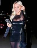 Lindsey Pelas Booty in a Hot Outfit at BOA Steakhouse in West Hollywood