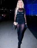 Lindsey Pelas Booty in a Hot Outfit at BOA Steakhouse in West Hollywood