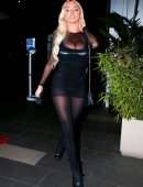 Lindsey Pelas Booty in a Hot Outfit at BOA Steakhouse in West Hollywood