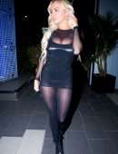Lindsey Pelas Booty in a Hot Outfit at BOA Steakhouse in West Hollywood