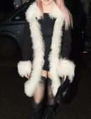 Lottie Moss Night Out at Ivy Chelsea Garden in London