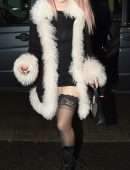 Lottie Moss Night Out at Ivy Chelsea Garden in London