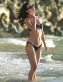 Lucy Watson and Tiffany Watson Booty in Bikini on the Beach in Barbados