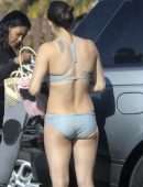 Michelle Rodriguez Booty, Surfing with Friends in Malibu