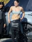 Michelle Rodriguez Booty, Surfing with Friends in Malibu