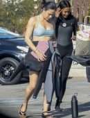 Michelle Rodriguez Booty, Surfing with Friends in Malibu