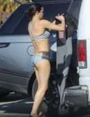 Michelle Rodriguez Booty, Surfing with Friends in Malibu