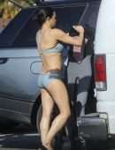 Michelle Rodriguez Booty, Surfing with Friends in Malibu