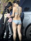 Michelle Rodriguez Booty, Surfing with Friends in Malibu