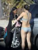 Michelle Rodriguez Booty, Surfing with Friends in Malibu