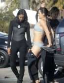 Michelle Rodriguez Booty, Surfing with Friends in Malibu