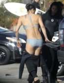 Michelle Rodriguez Booty, Surfing with Friends in Malibu