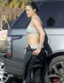 Michelle Rodriguez Booty, Surfing with Friends in Malibu