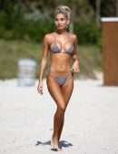 Pia Mia Perez Booty in a Thong BIkini on the Beach in Miami