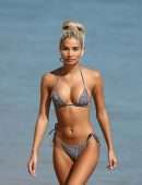 Pia Mia Perez Booty in a Thong BIkini on the Beach in Miami