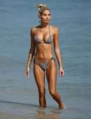 Pia Mia Perez Booty in a Thong BIkini on the Beach in Miami