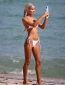 Pia Mia Perez Booty in a Tiny Bikini on the Beach in Miami