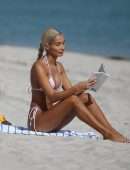 Pia Mia Perez Booty in a Tiny Bikini on the Beach in Miami