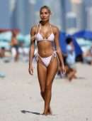 Pia Mia Perez Booty in a Tiny Bikini on the Beach in Miami