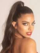 Priscilla Huggins Ortiz Photoshoot in Red Lingerie