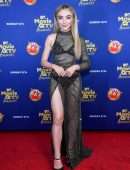 Sabrina Carpenter in a See-Through Dress at 2020 MTV Movie & TV Awards: Greatest Of All Time in Los Angeles