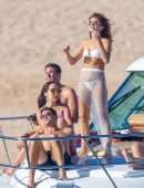 Sarah Hyland Booty in a Tiny White Bikini in Cabo San Lucas