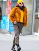 Selena Gomez on the Set of "Murders In The Building" in NYC