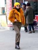 Selena Gomez on the Set of "Murders In The Building" in NYC