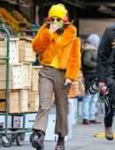 Selena Gomez on the Set of "Murders In The Building" in NYC