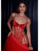 Taylor Hill in Holiday Campaign for VS - Dec 2020
