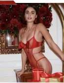 Taylor Hill in Holiday Campaign for VS - Dec 2020