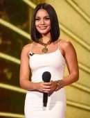 Vanessa Hudgens Cleavage and Leggy at 2020 MTV Movie & TV Awards: Greatest Of All Time in Los Angeles