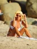 Victoria Silvstedt Booty on the Beach in St Barts