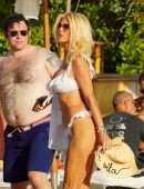 Victoria Silvstedt Booty on the Beach in St Barts