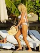 Victoria Silvstedt Booty on the Beach in St Barts